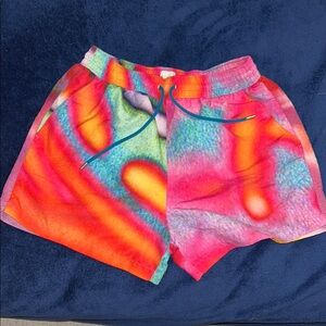 Colorful Tie-Dye Shorts